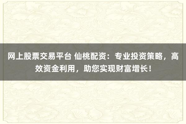 网上股票交易平台 仙桃配资：专业投资策略，高效资金利用，助您实现财富增长！